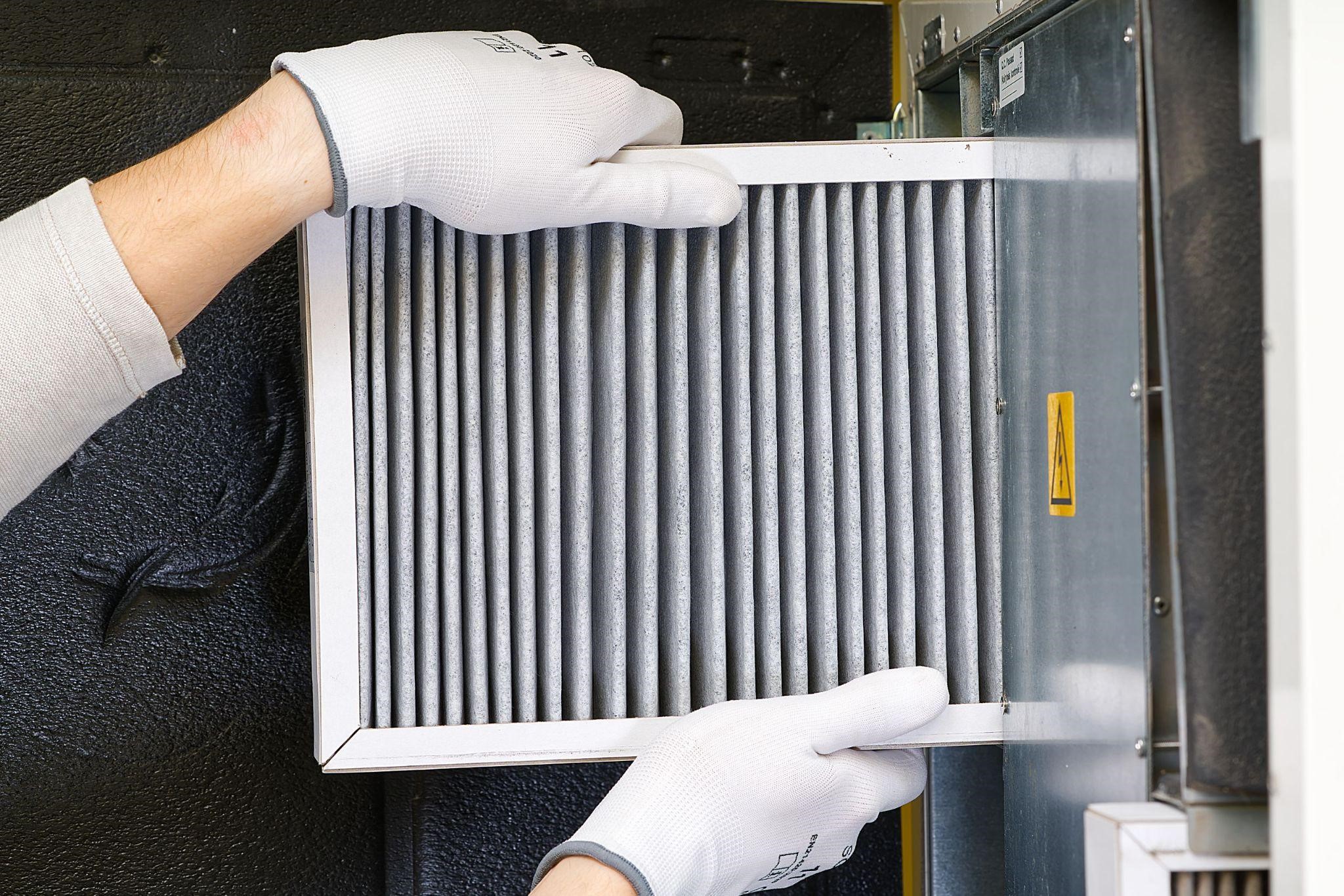 Installing New HVAC Filter